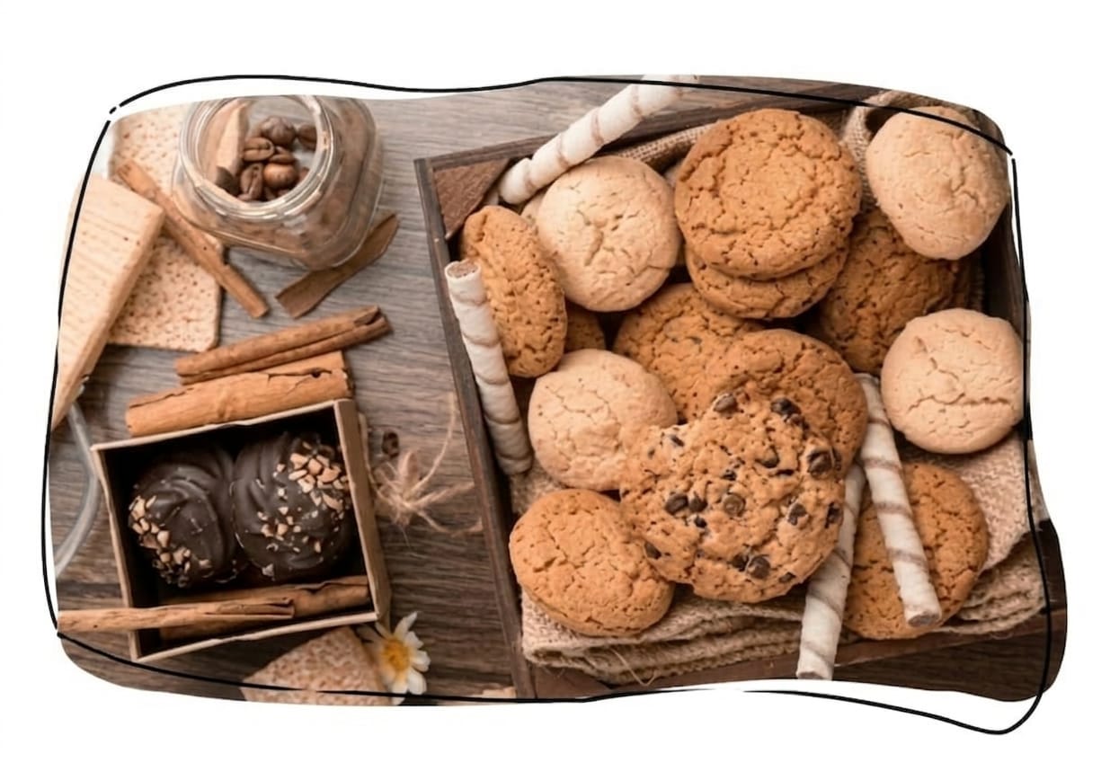 Assorted cookies